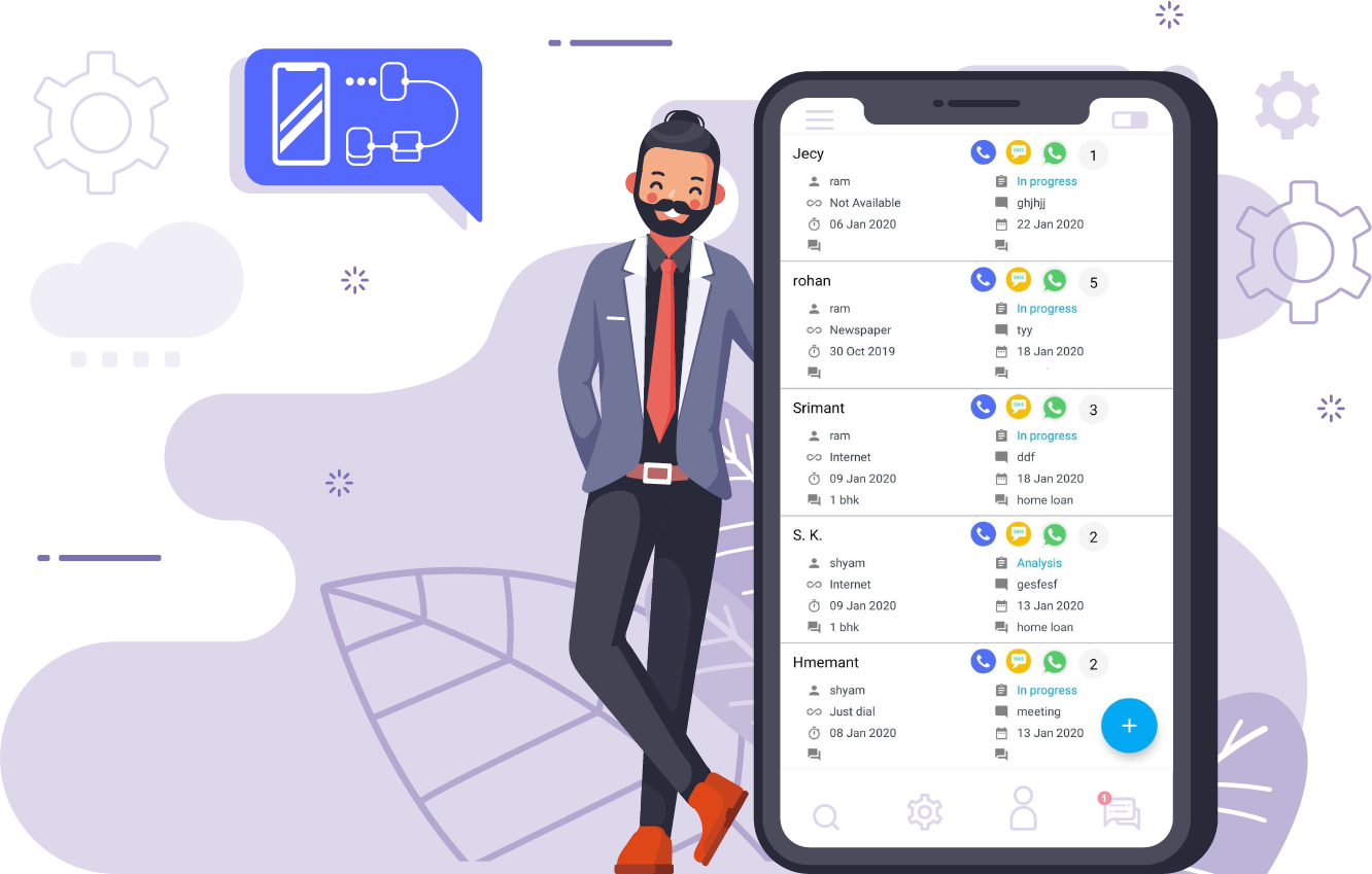 Specialized Call Centre CRM Illustration